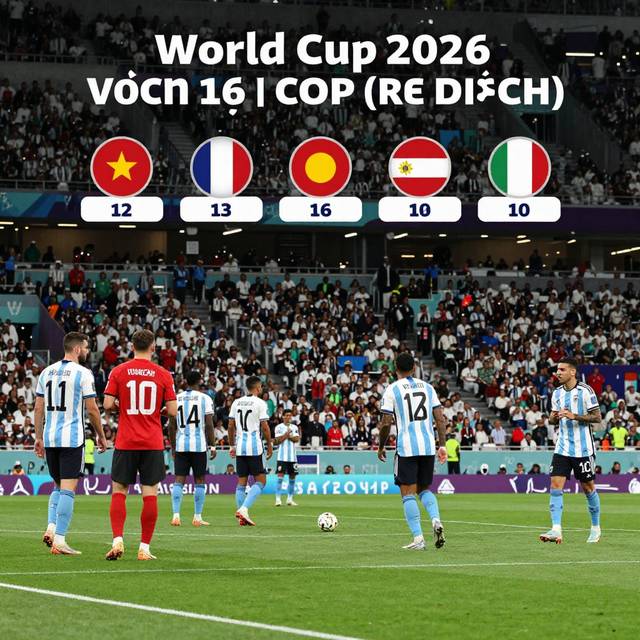 World Cup 2026: Vòng 16 đội – Áp lực loại trực tiếp và thử thách chiến thuật