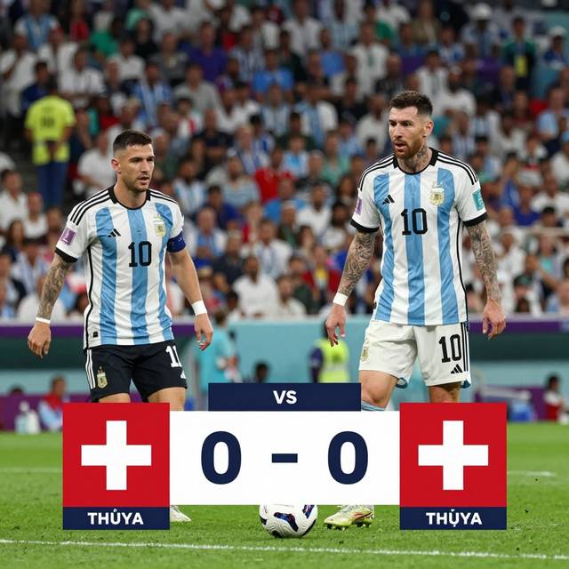 Argentina vs Thụy Sĩ: Dự đoán kịch tính tứ kết World Cup 2026