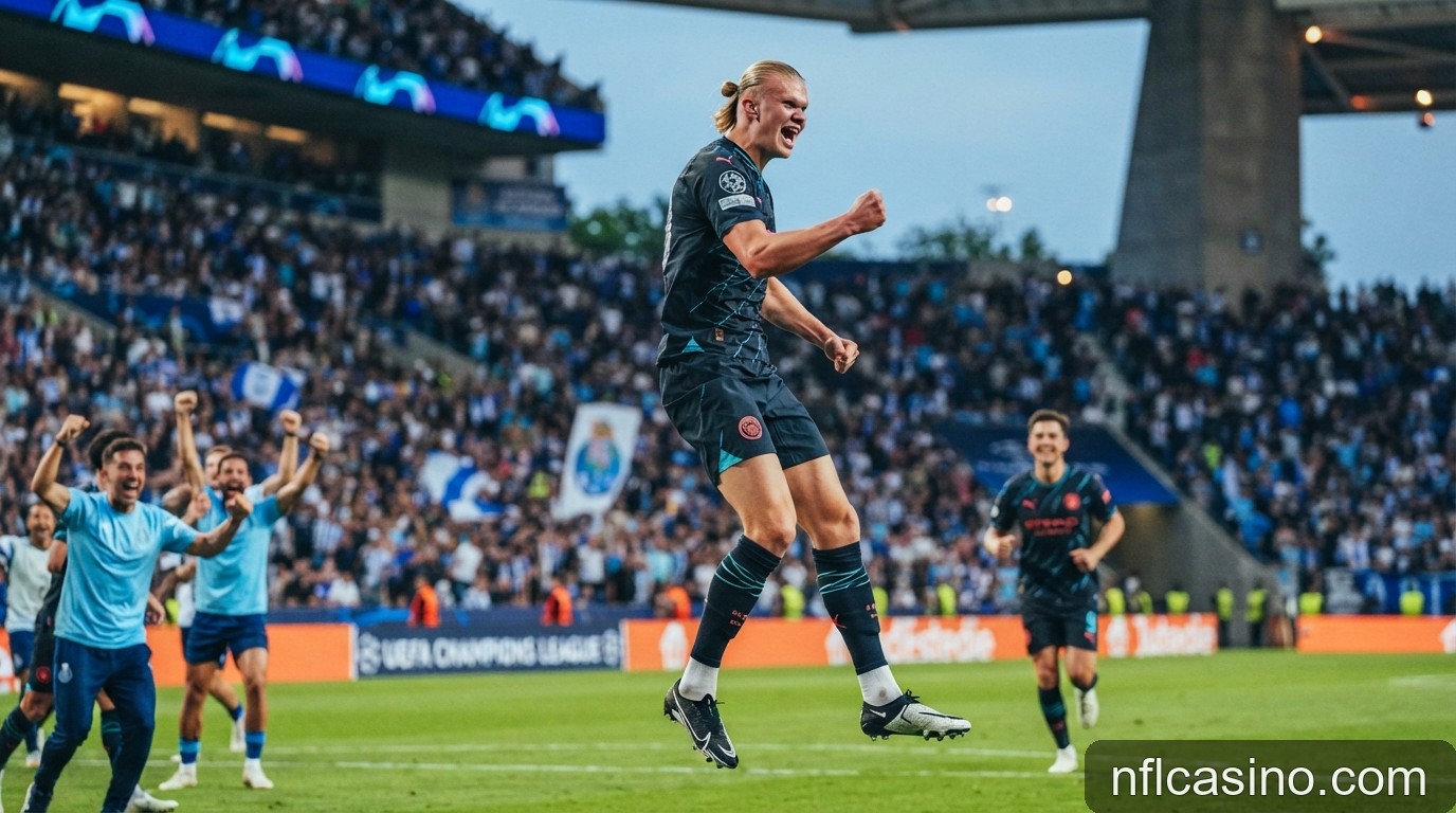 Champions League 2026/27 bùng nổ: Haaland lập cú đúp, Man City thị uy sức mạnh tại Porto